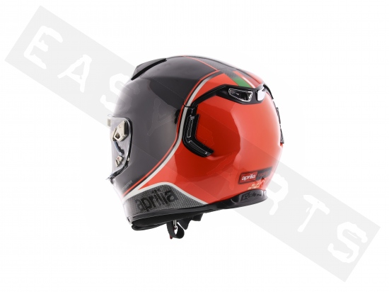 Helm Integral APRILIA TN1 Racing Schwarz/ Rot/ Carbon Look XS